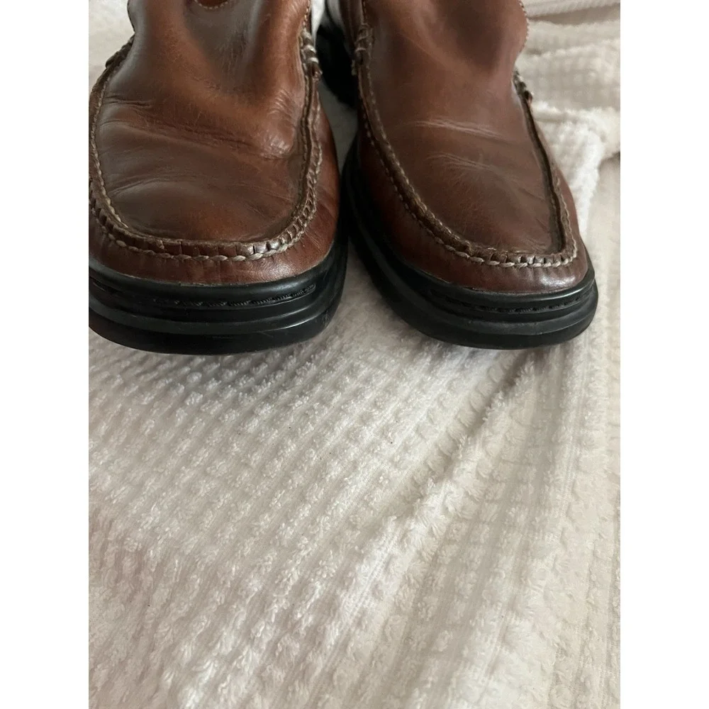 COLE HAAN‎ NikeAir Men's Brown Leather Slip-on Loafer Shoes Size 9 Med 07184